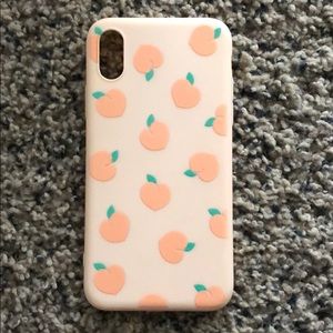 NWOT! iPhone X peach case